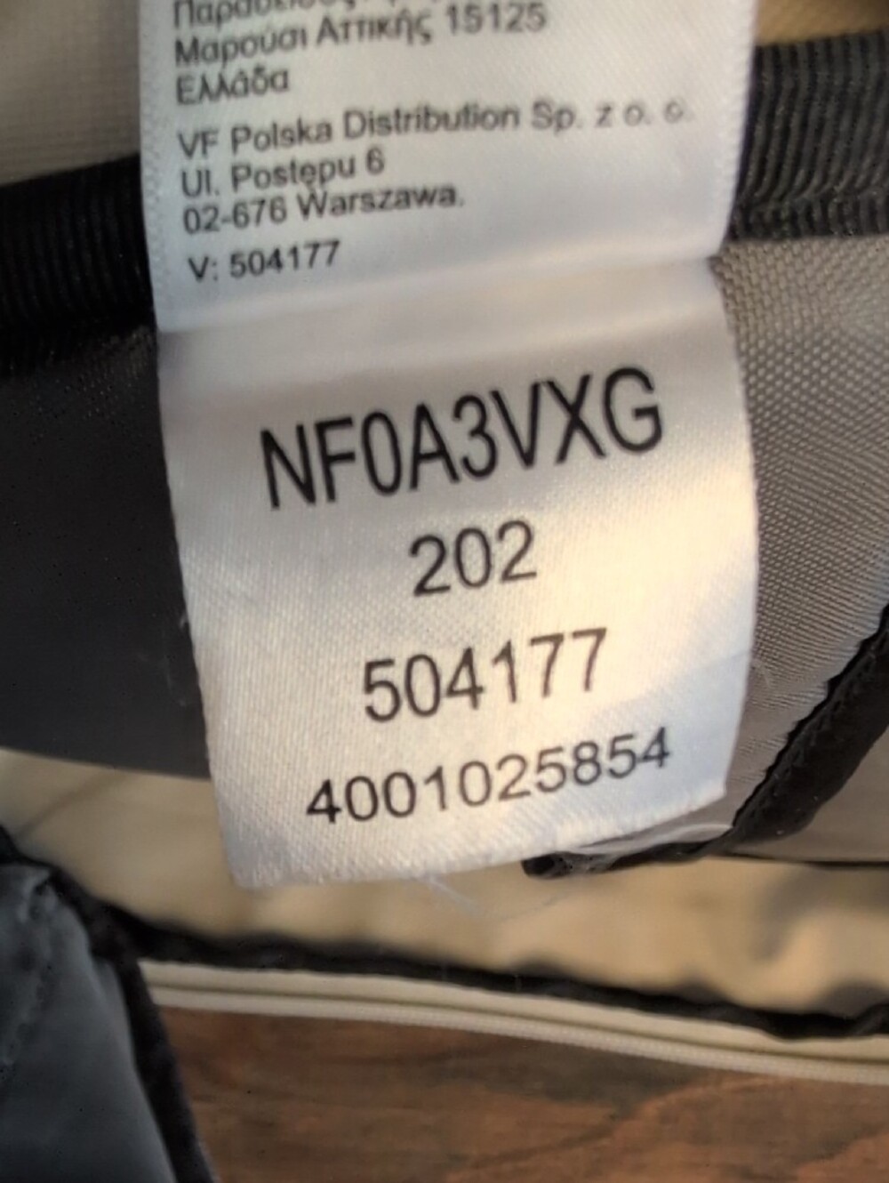 The North Face NF0A3VXG White Dune Jester FlexVent Backpack            786A - Picture 10 of 10